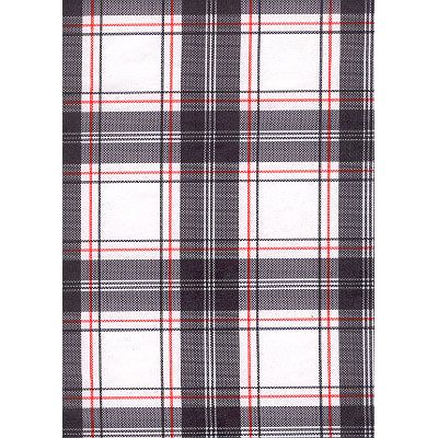 "Casual Friday" Plaid Mens Board Shorts - 19.5" Outseam / 7" Inseam (Black) - Board Shorts World