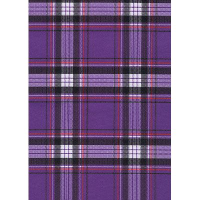 "Casual Friday" Plaid Mens Board Shorts - 19.5" Outseam / 7" Inseam (Purple) - Board Shorts World