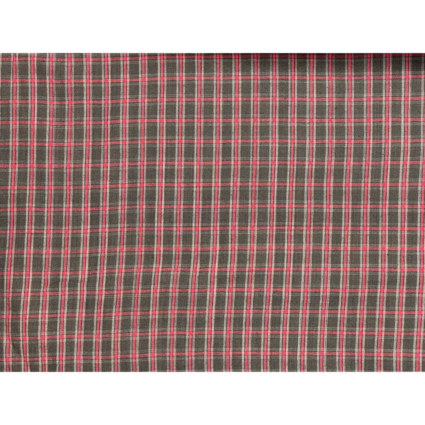 "The Strand" SHORT (Red) 100% Cotton Check UNLINED Beach Shorts 4.5" Inseam / approx. 17" Outseam - Board Shorts World