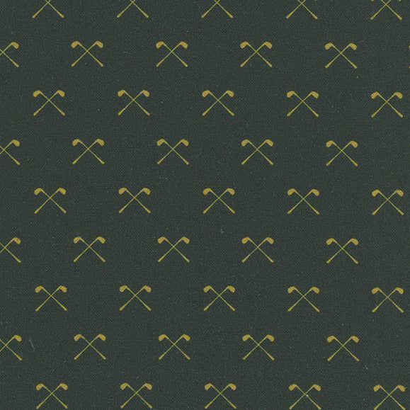 Crossed Fairways | 100% Natural Cotton M's Swim Trunks | Elastic | Side Pockets | Build Your Own