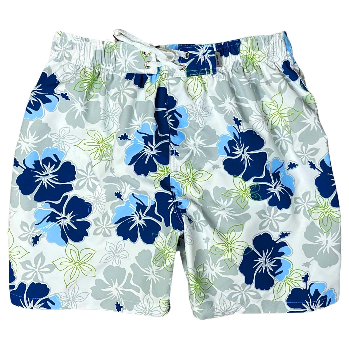 "Escape Artist" Men's Elastic Waist Board Shorts - 17.5" Outseam / 5" Inseam - Board Shorts World