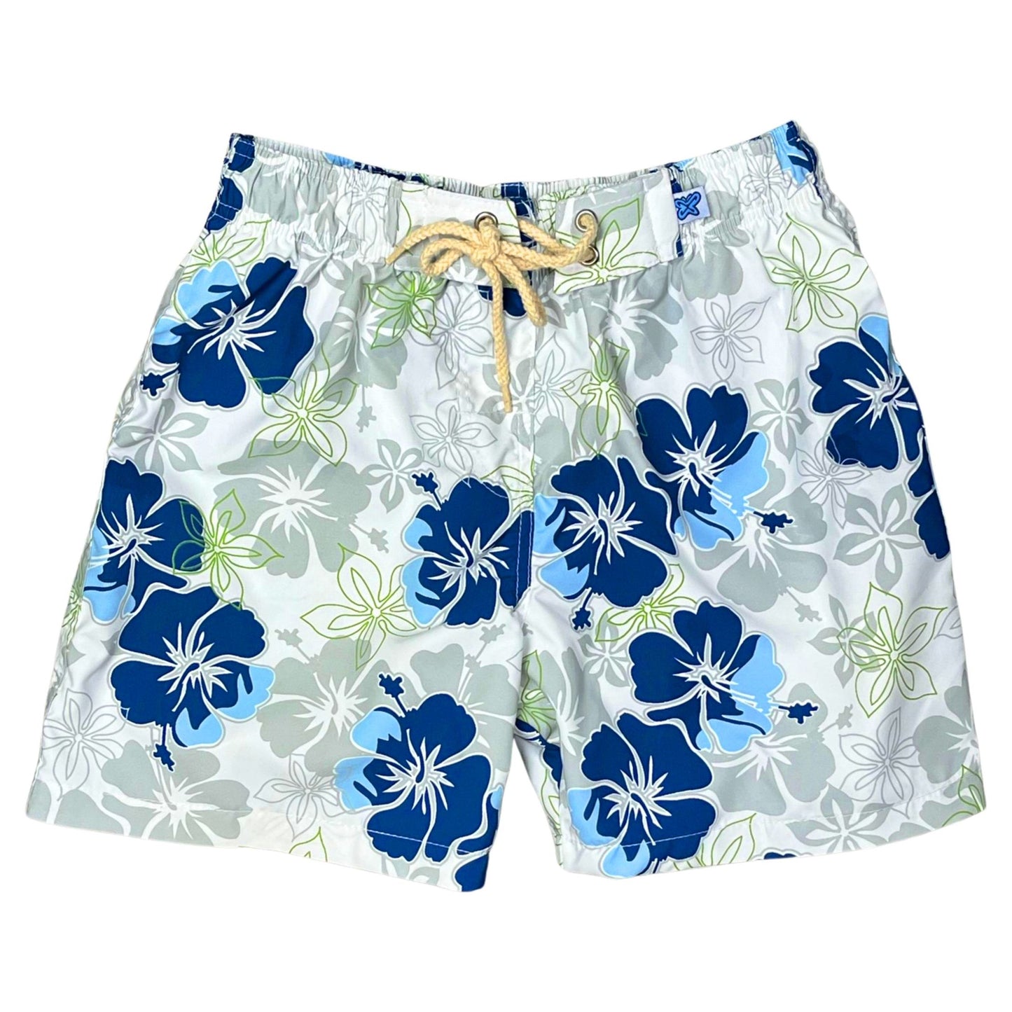 "Escape Artist" Women's Elastic Waist Swim Board Shorts. REGULAR Rise + 5" Inseam - Board Shorts World