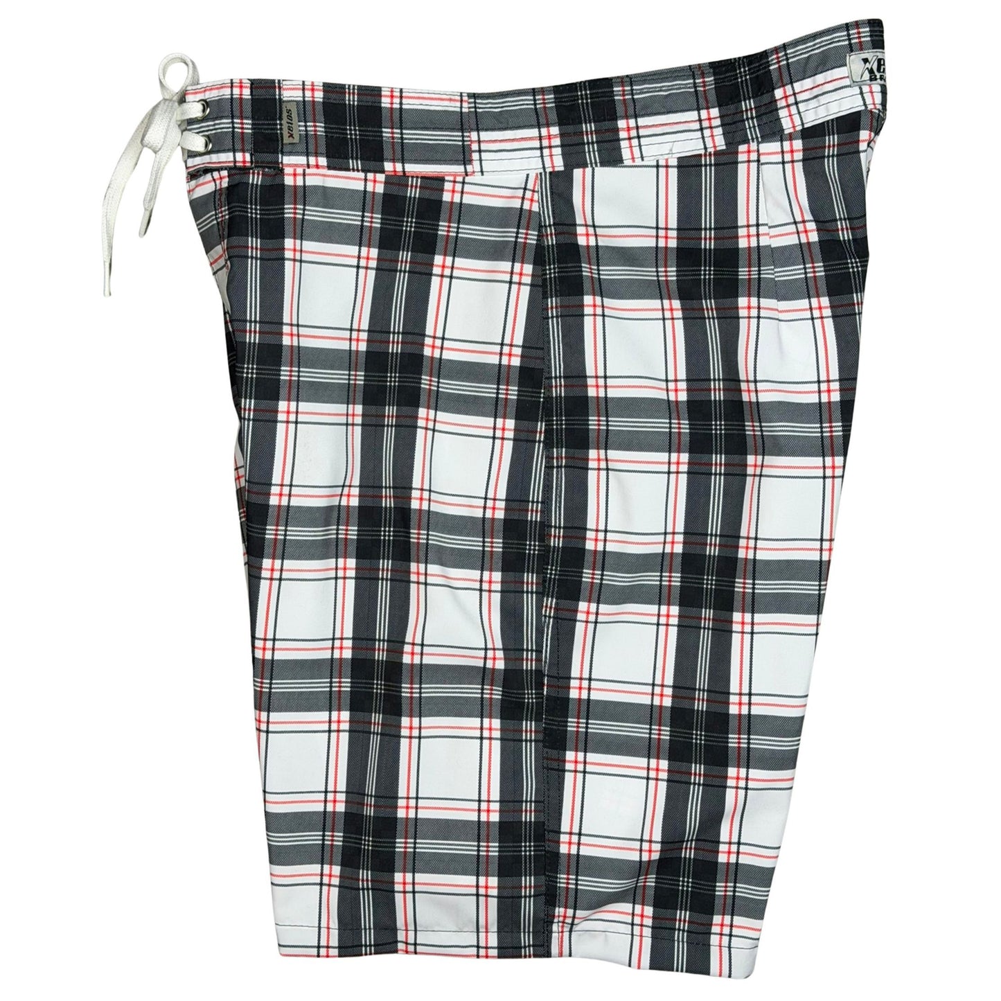 ! Casual Friday Plaid | Side Pockets Board Shorts | Custom Length