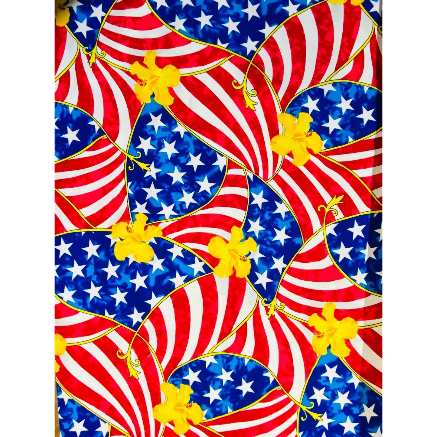 "Old Glory" Men's Board Shorts - 19.5" Outseam / 7" Inseam - Board Shorts World