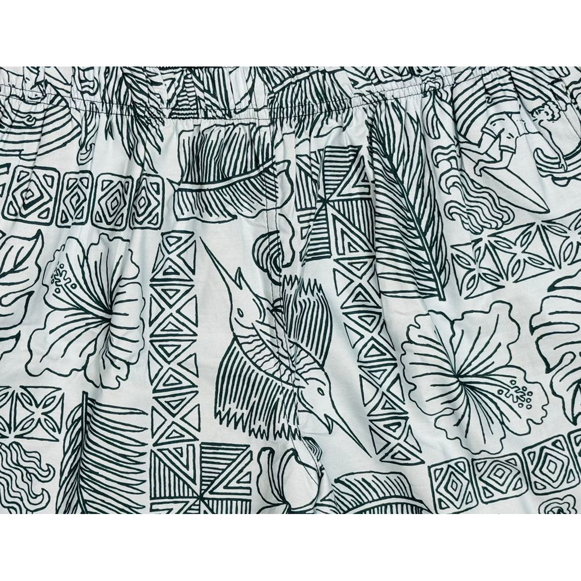 "Dream Summer" (Silver) Build-Your-Own 100% Cotton Men's Board Shorts - Board Shorts World