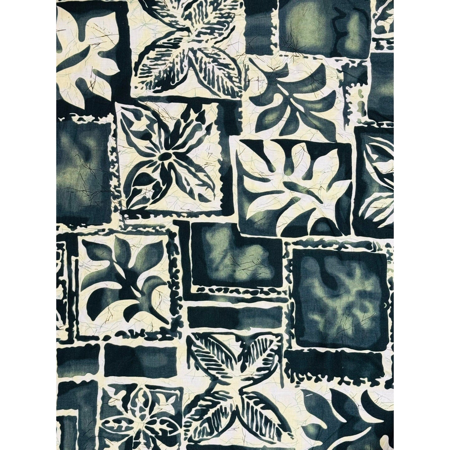 "Indo Tapa" (Green) Build-Your-Own 100% Cotton Men's Board Shorts - Board Shorts World