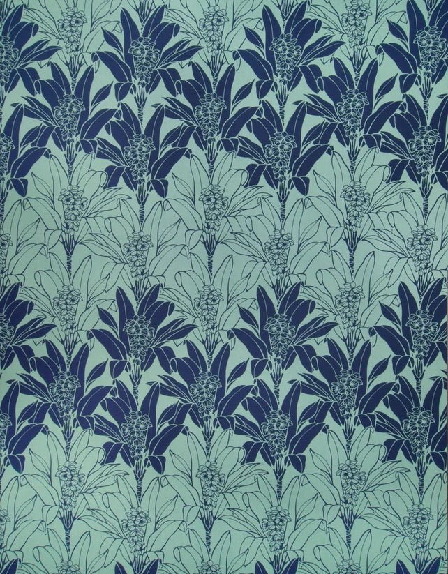 Blue Ginger | 100% Natural Cotton M's Swim Trunks | Elastic | Side Pockets | Build Your Own