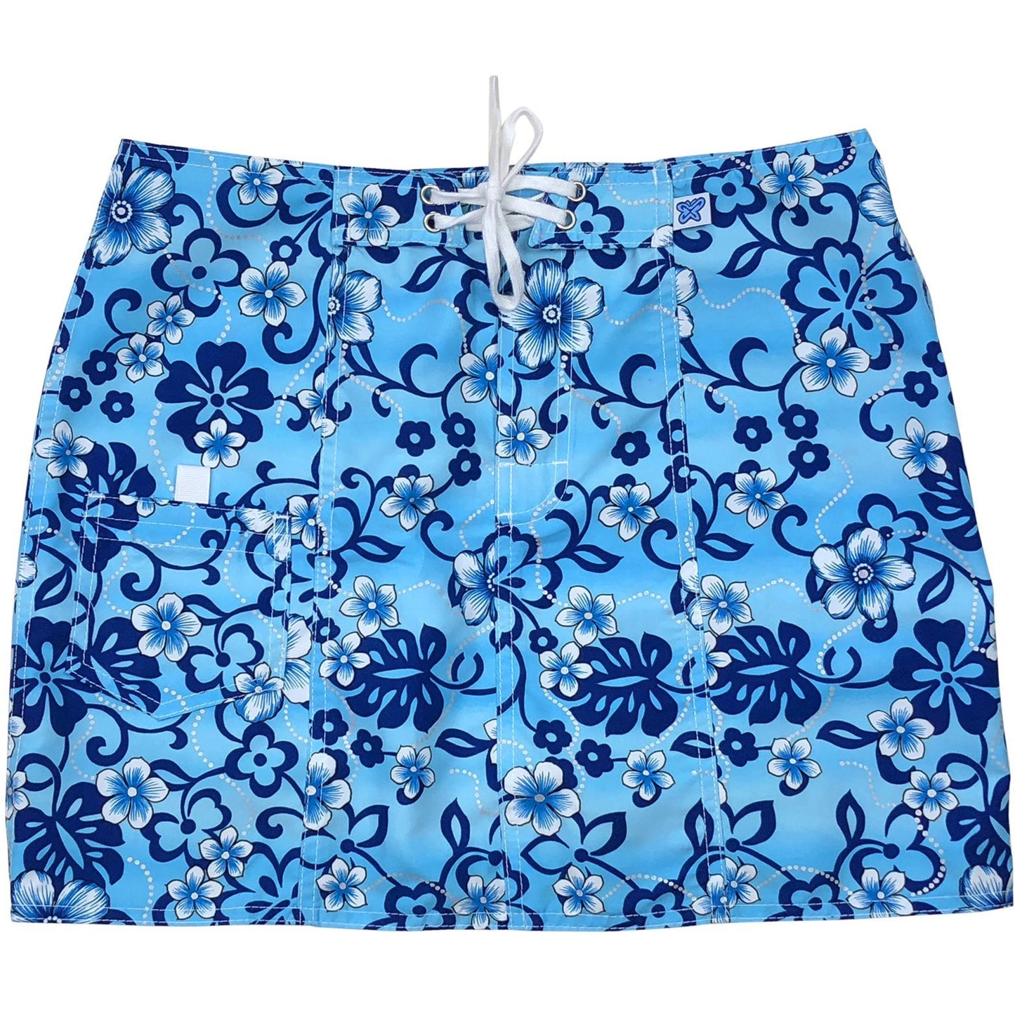 "Haywire" Board Skirt (Blue) CUSTOM - Board Shorts World