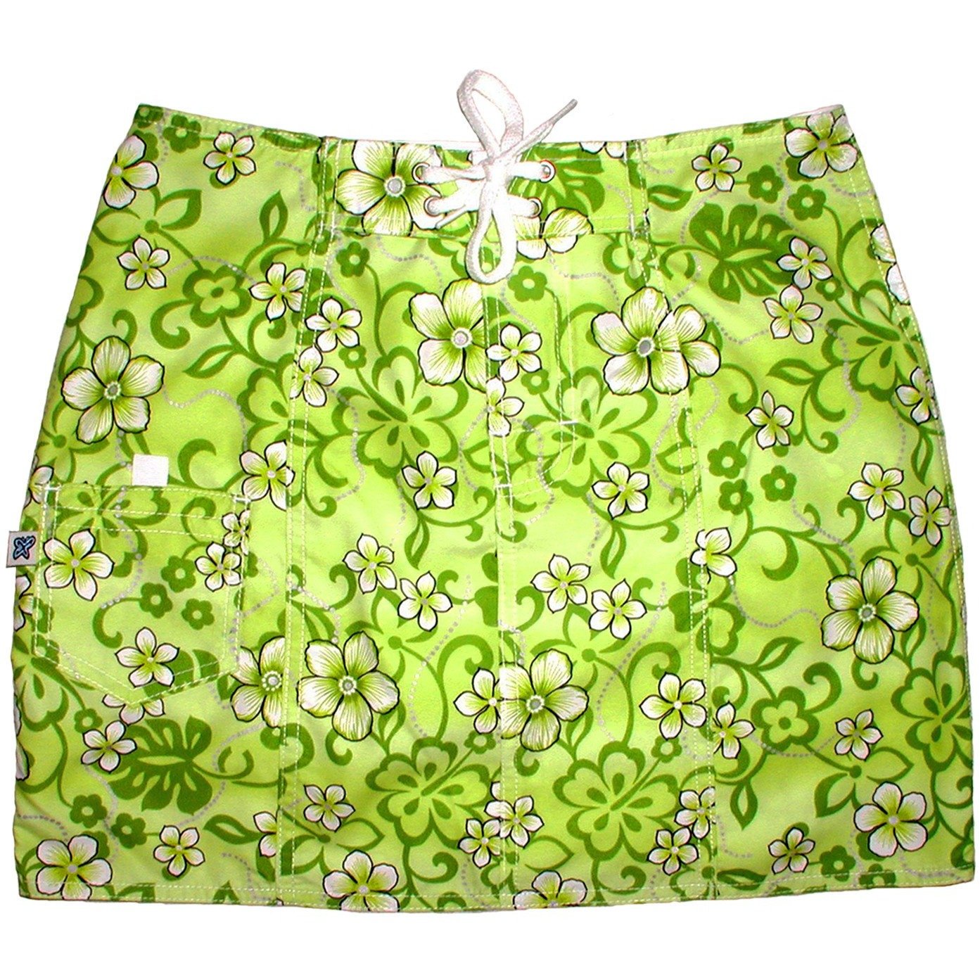 "Haywire" Board Skirt (Green) CUSTOM - Board Shorts World
