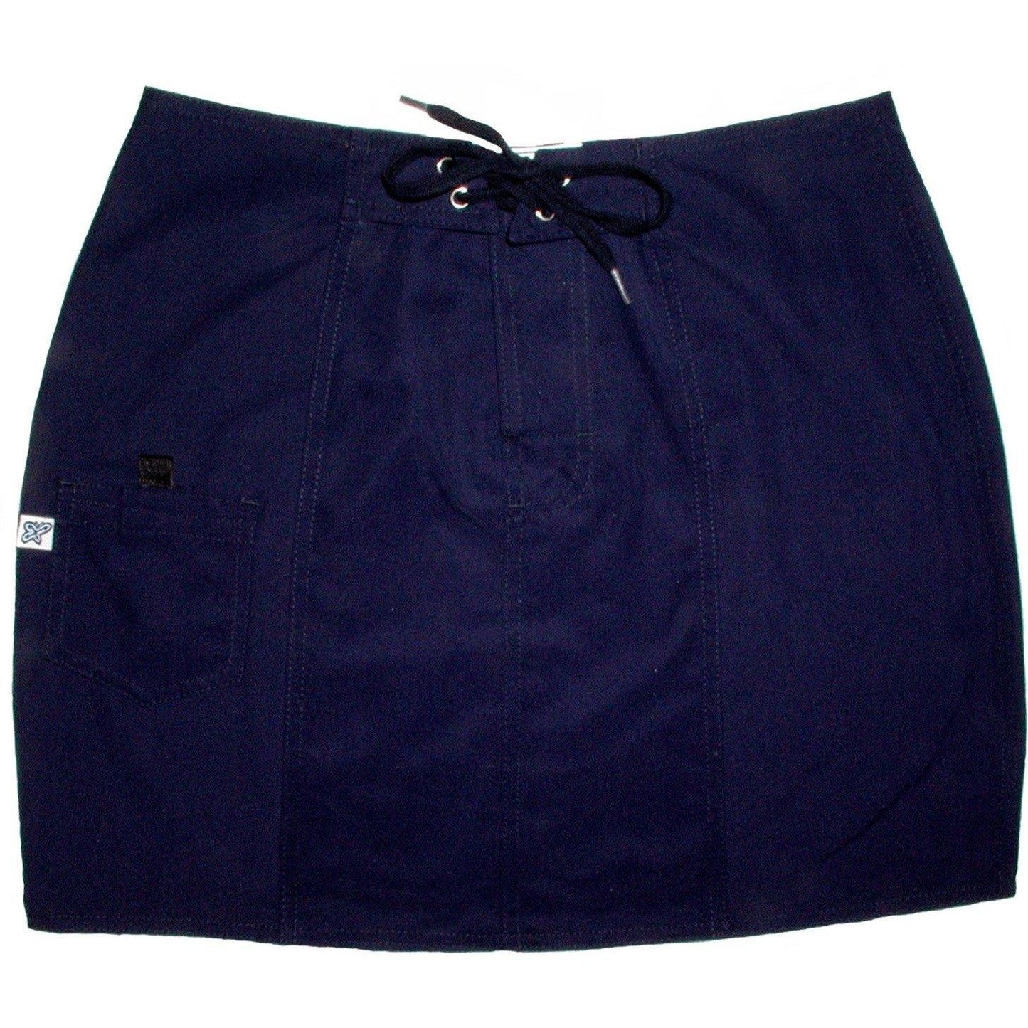 "A Solid Color" Original Style Board Skirt (Navy) - Board Shorts World
