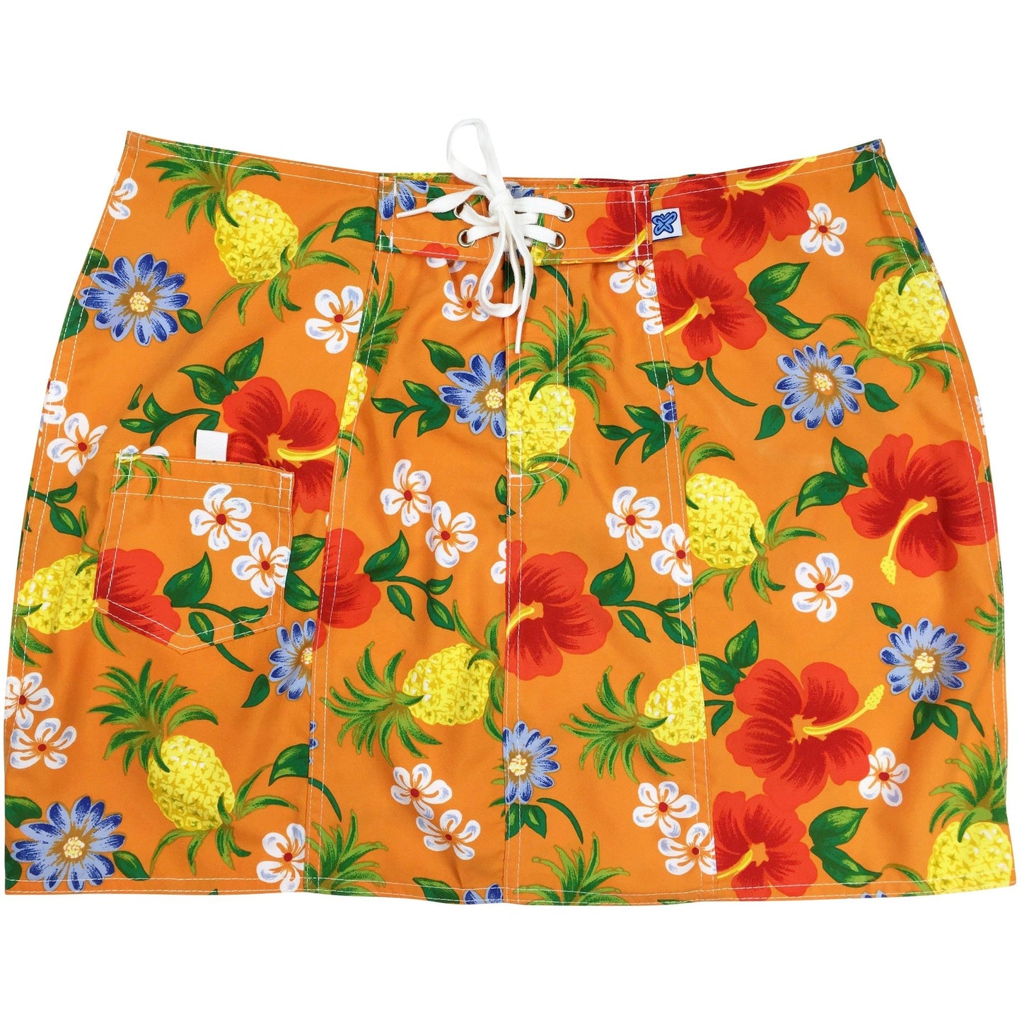 "Sangria" Board Skirt (Orange) CUSTOM - Board Shorts World