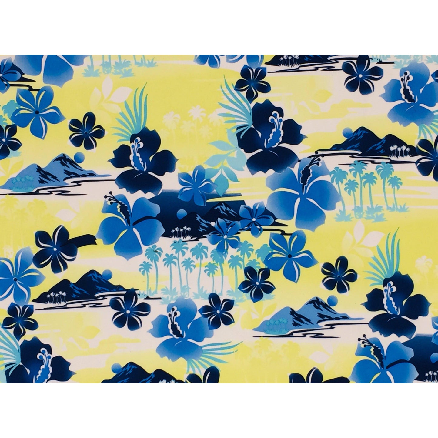 Fixed (Non Elastic) Waist Womens Board Shorts "2 Tickets to Pardise" (Blue) * CUSTOM * - Board Shorts World