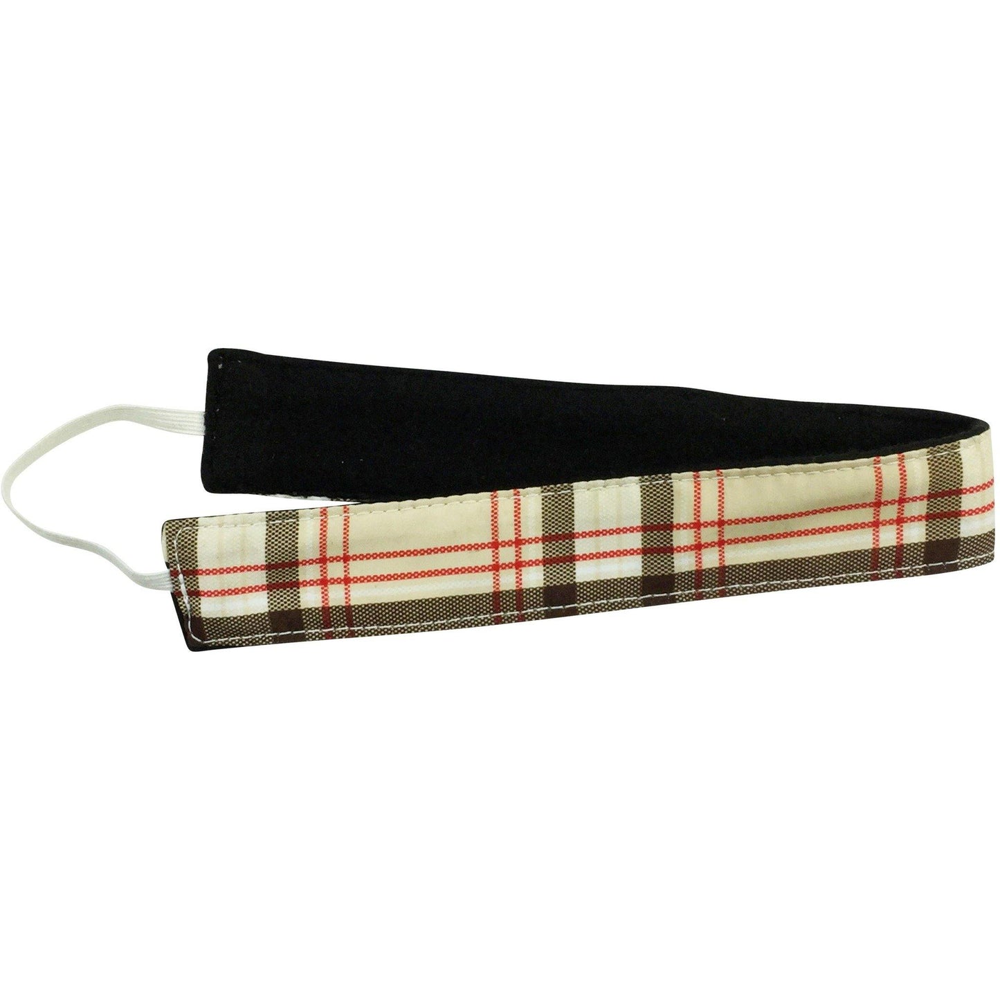"Casual Friday" Plaid Head Band (Tan) - Board Shorts World