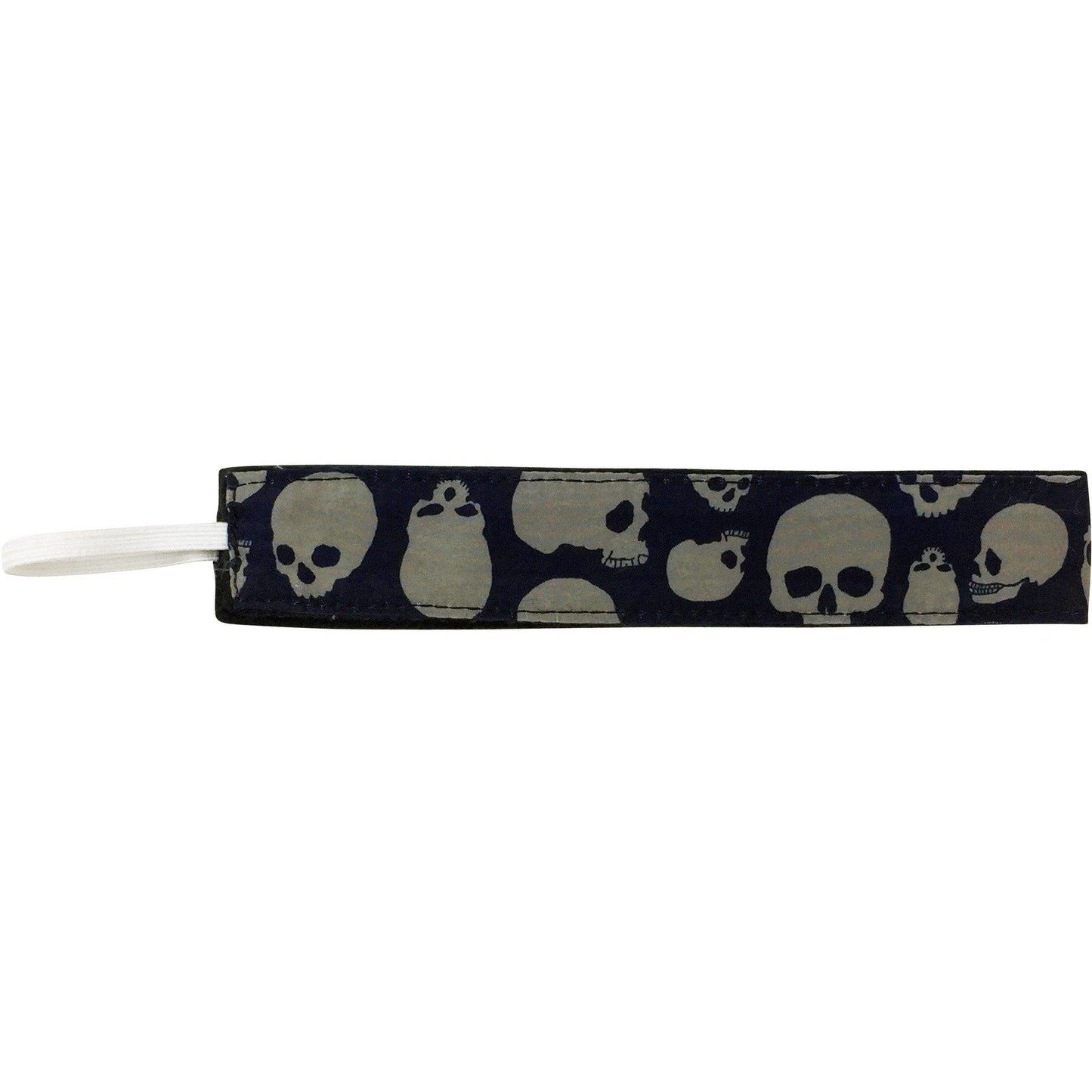 "Live to Ride" Skulls Print Head Band (Charcoal+Black) - Board Shorts World