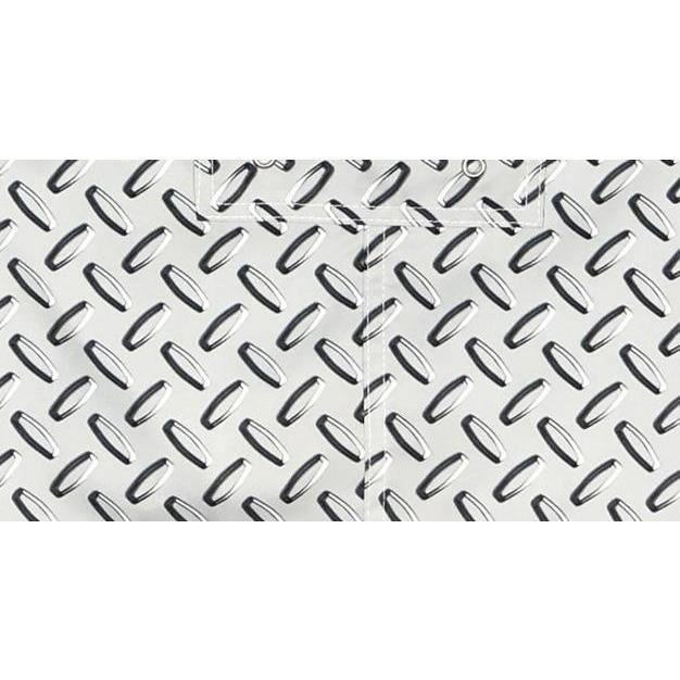 "Diamond Plate" Mens Cash Print Board Shorts w/ Dual Cargo Pockets. 17.5" Outseam / 5" Inseam - Board Shorts World