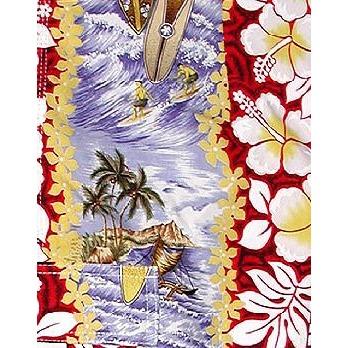 Elastic Waist Board Shorts "Bonus Round" (Red) Print Mens CUSTOM - Board Shorts World