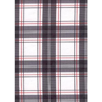 Fixed (Non Elastic) Waist Womens Board Shorts "Casual Friday" Plaid (Black) * CUSTOM * - Board Shorts World