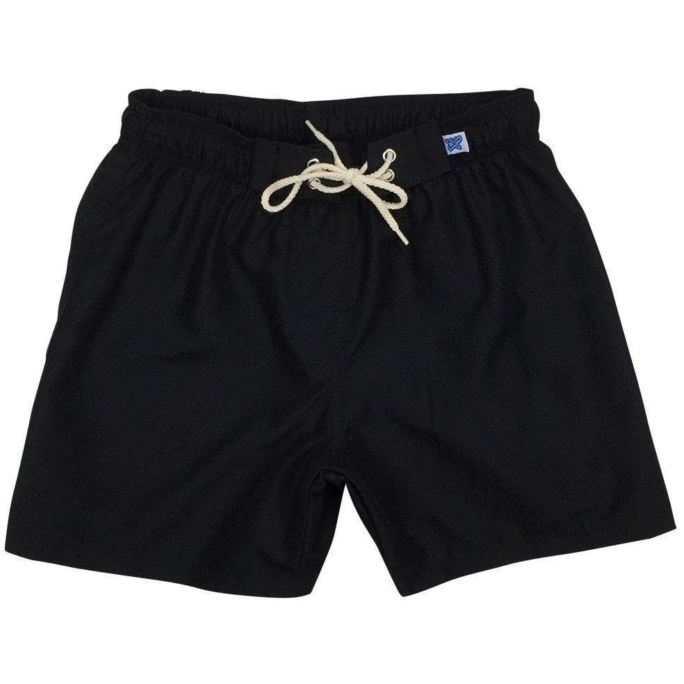 Solid Color W's Elastic Waist Swim Board Shorts 5