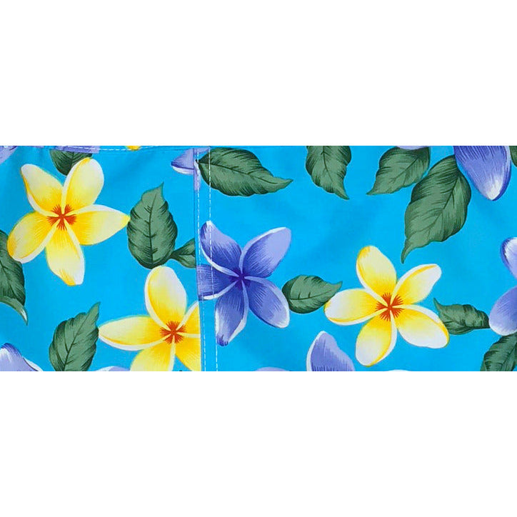 "Free Roaming" Hipster Board Skirt (Turquoise) - Board Shorts World