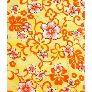 "Haywire" (Orange) Elastic Waist Board Shorts. Regular Rise or High Waist. Women's CUSTOM - Board Shorts World