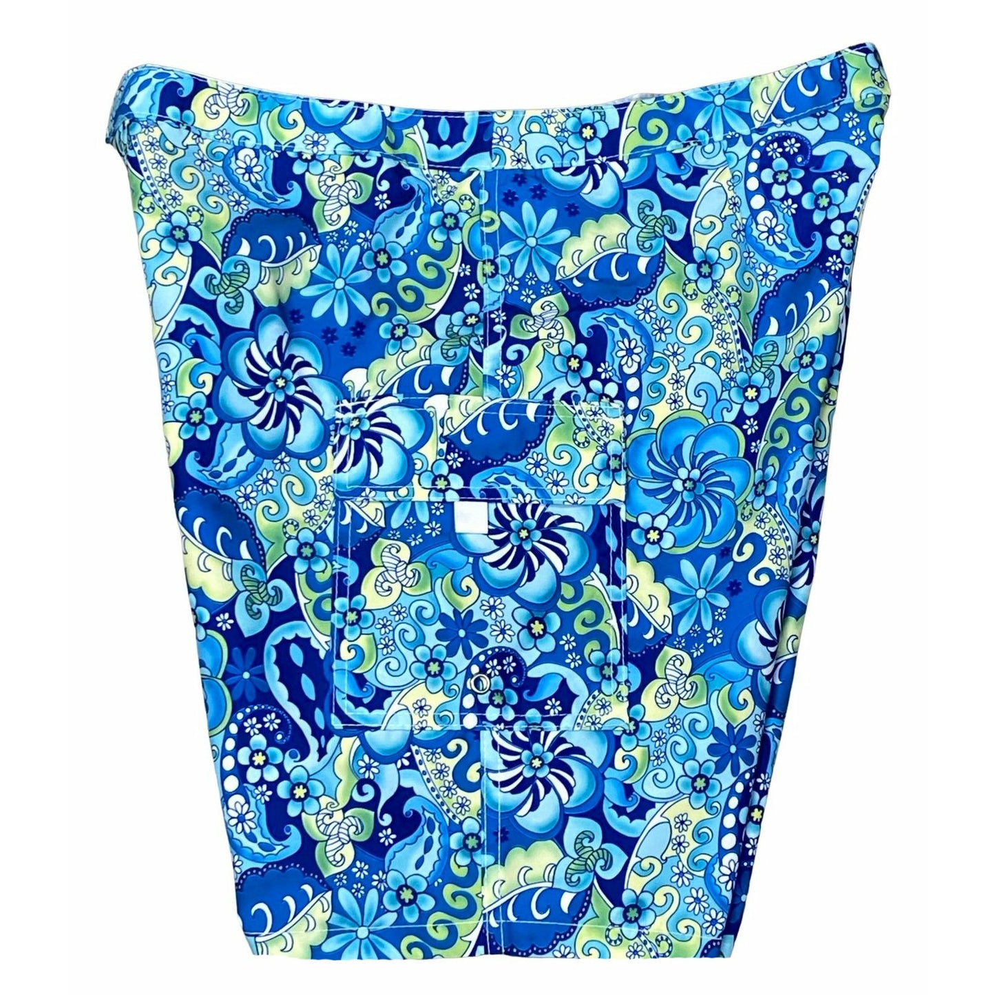 "Lucy in the Sky" (Blue) Womens Board/Swim Shorts - 11" - Board Shorts World