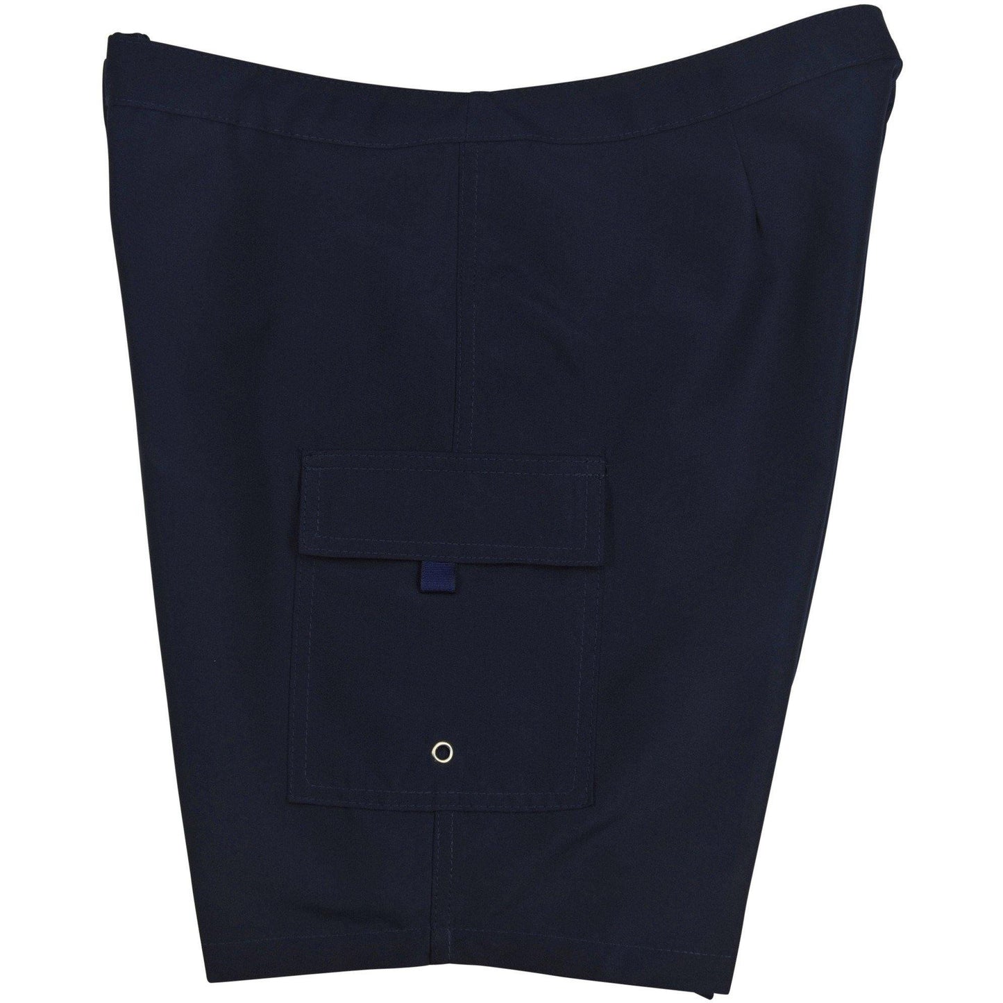 A Solid Color (Navy) Womens Board/Swim Shorts - 11" - Board Shorts World
