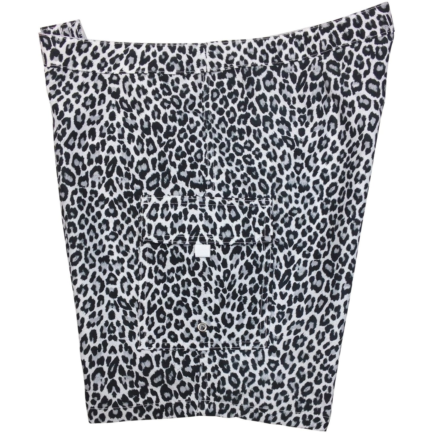 Lower Rise NON-Elastic Waist Board Shorts. "Wild Weekend" (Charcoal) Womens CUSTOM - Board Shorts World