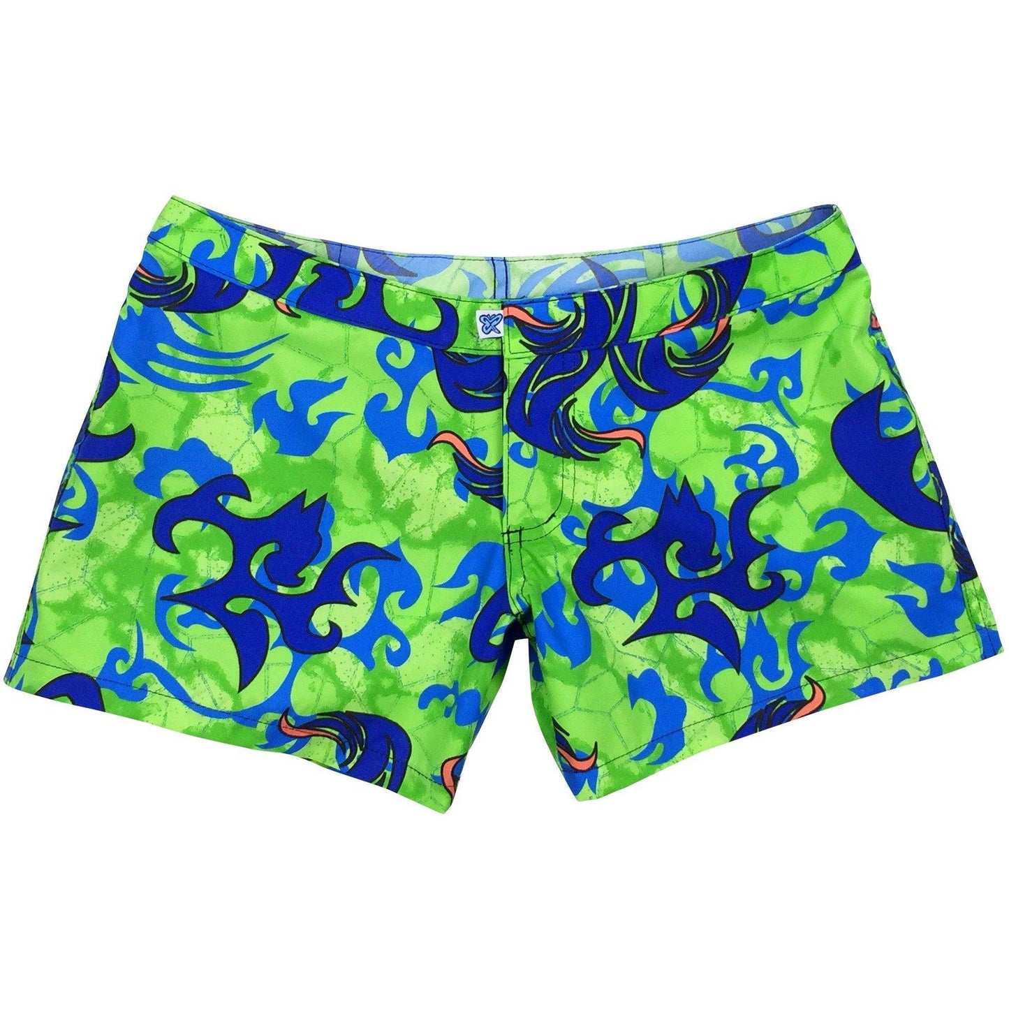 " Limelight" Womens Board/Swim Shorts - 4" - Board Shorts World