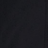 "A Solid Color" BEST SELLING Womens Board (Swim) Capris - NON Elastic Waist  + Regular Rise + 23" Inseam (Black+Black Stitching) - Board Shorts World