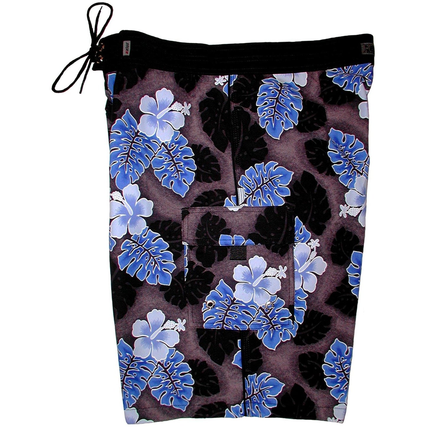 "Elm Street" Mens Board Shorts - 22" Outseam / 9.5" Inseam (Black) - Board Shorts World