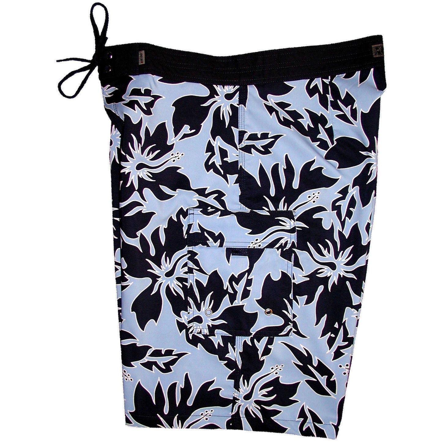 "Generally Electric" (Blue / Dark Navy) Boys + Girls Board Shorts. 8" Inseam / 18.5" Outseam *SALE* - Board Shorts World