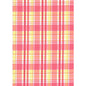 **Fixed (Non Elastic) Waist Board Shorts "Nantucket Plaid" (Pink) Print Mens CUSTOM