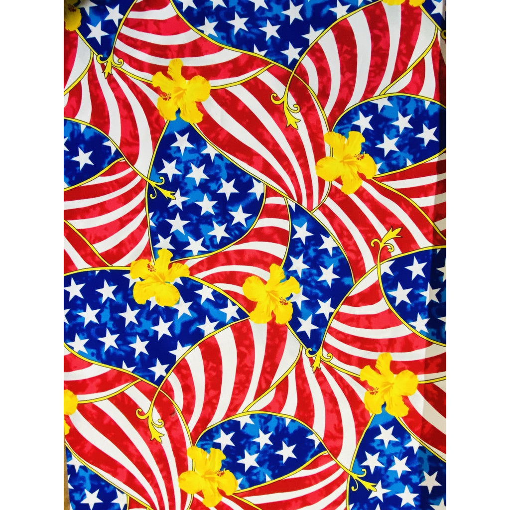 "Old Glory" Elastic Waist Board Shorts. Regular or High Rise/Waist. Women's CUSTOM - Board Shorts World