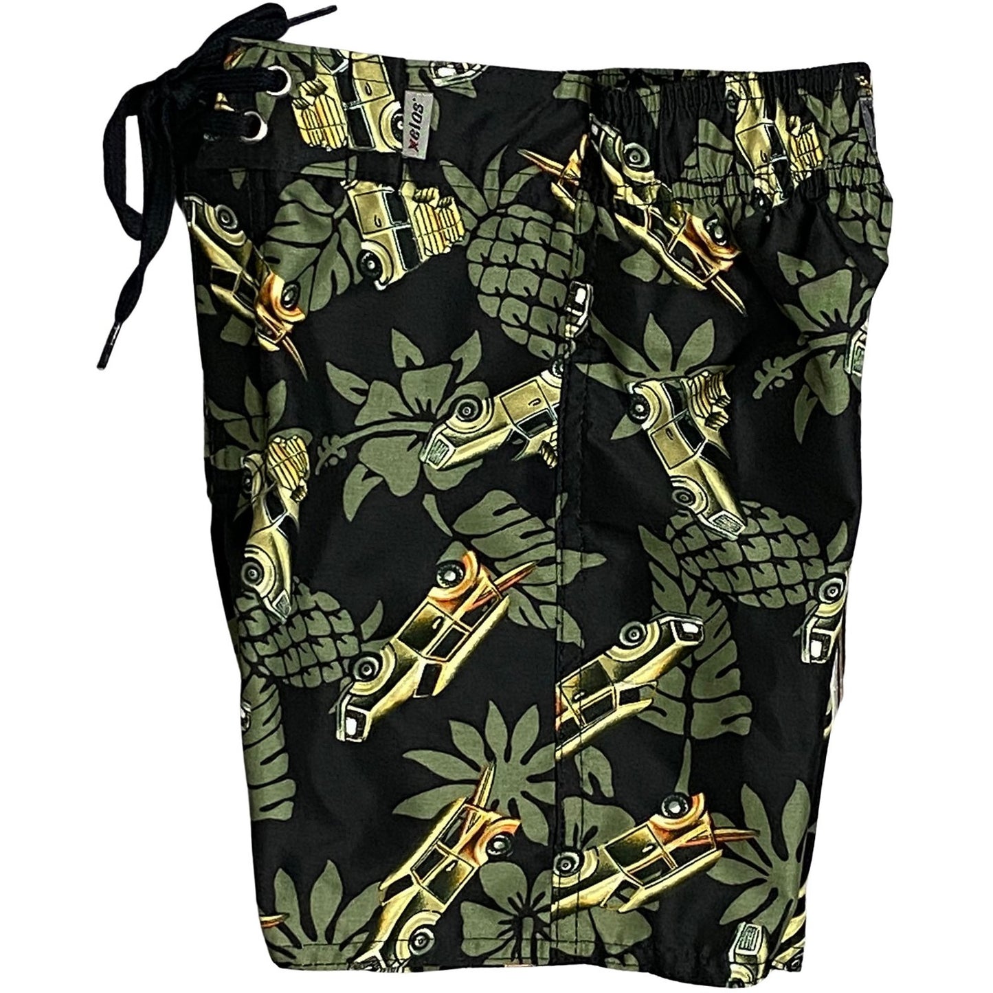 "One for the Road" Toddler Board Short (Olive) - Board Shorts World