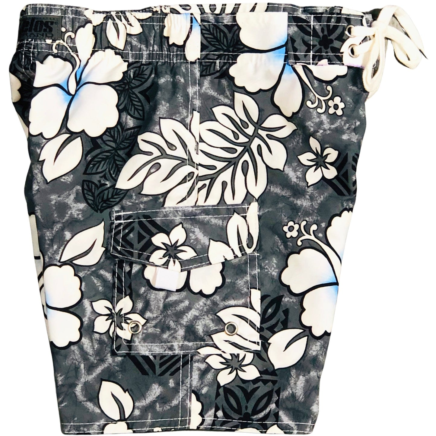 "Tribal Council" (Charcoal) Toddler Board Short - Board Shorts World