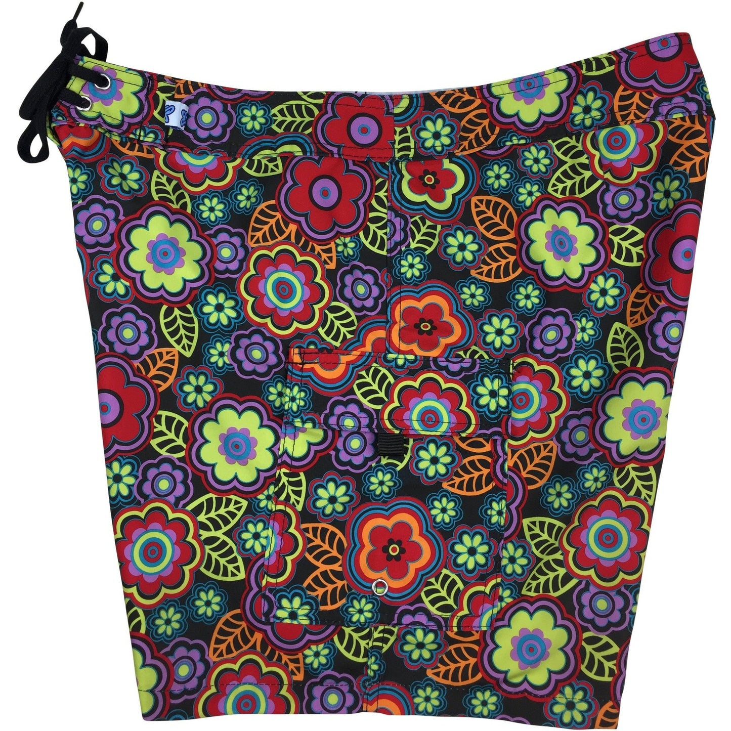 "Groovapalooza" Womens Board Shorts - Regular Rise / 7" Inseam - Board Shorts World