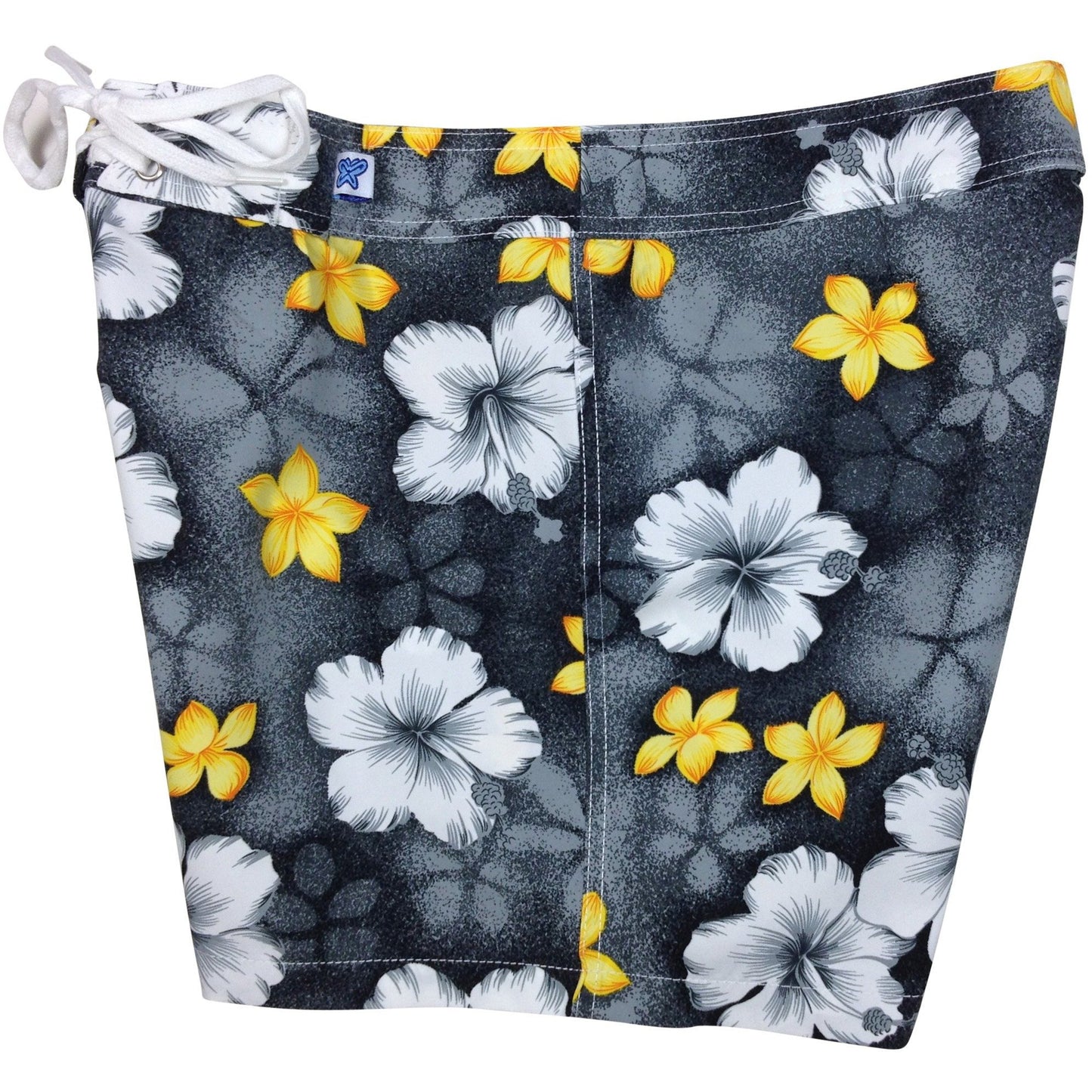 "Spin Cycle" Women's Board Shorts - Regular Rise / 5" Inseam (Charcoal) - Board Shorts World