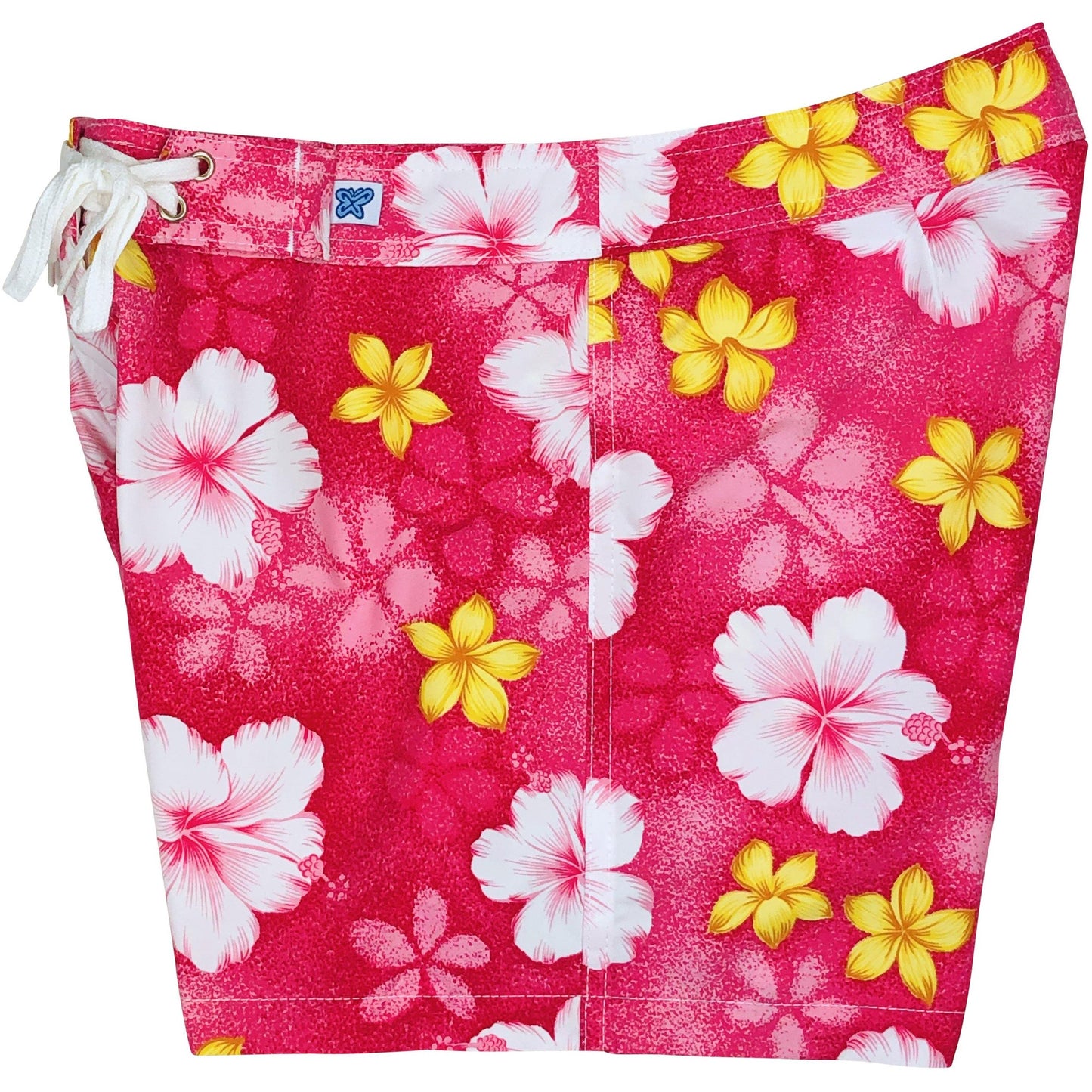 "Spin Cycle" Women's Board Shorts - Regular Rise / 5" Inseam (Pink) - Board Shorts World