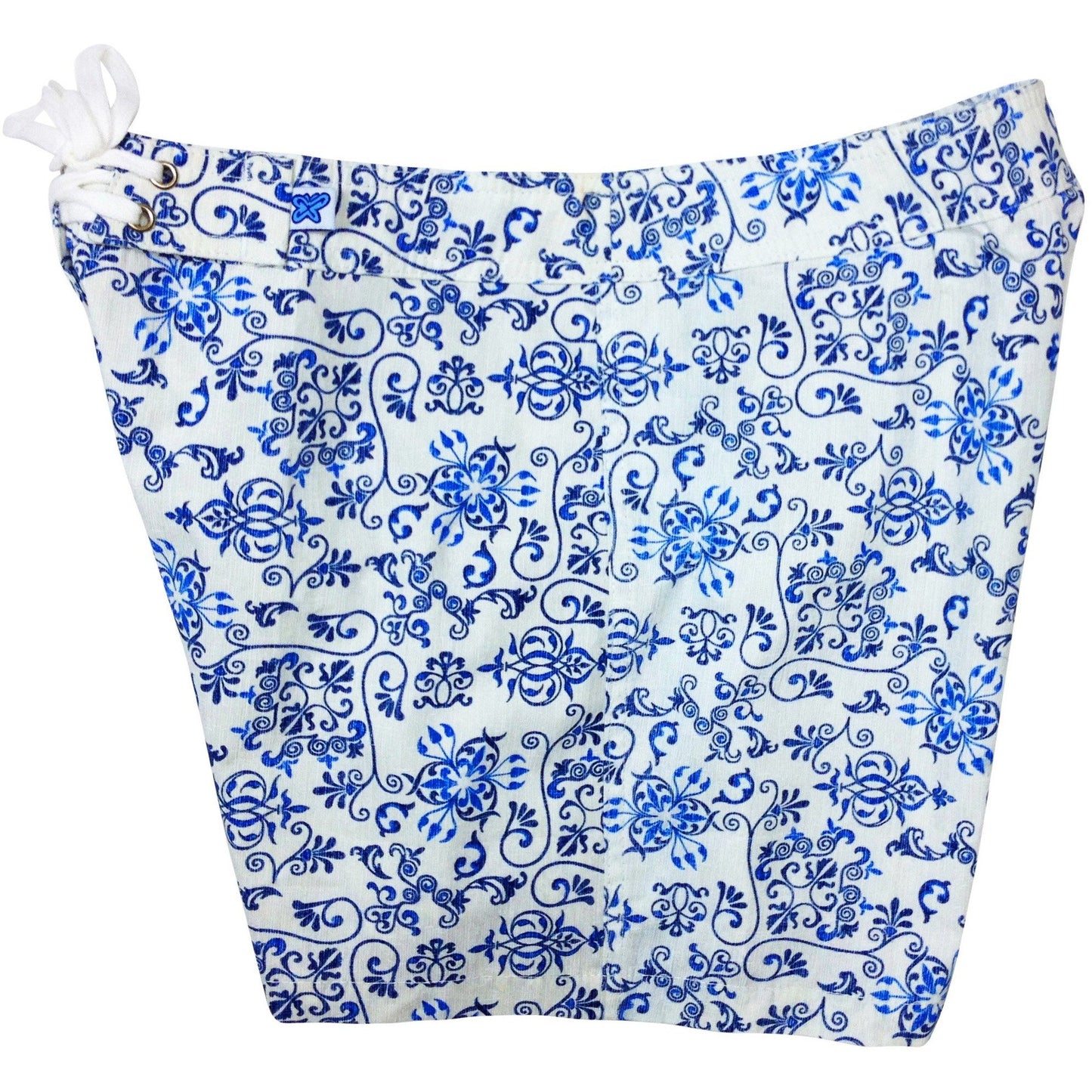 "Stage Coast" Women's 100% Cotton Board Shorts - Regular Rise / 5" Inseam - Board Shorts World