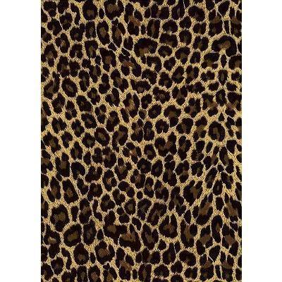 "Wild Weekend" Cheetah Print Women's Board Shorts - Regular Rise / 5" Inseam (Brown) - Board Shorts World