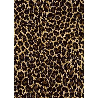 "Wild Weekend" Cheetah Mens (6.5" Inseam / 19" Outseam) Swim Trunks (Brown) - Board Shorts World