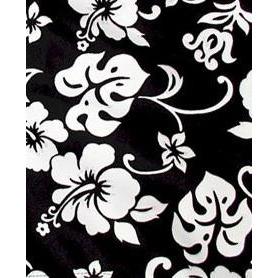 "Pure Hibiscus" Girls Board Shorts - 5" Inseam (Purple, Black, or Navy) - Board Shorts World