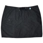 "Manoa" Solid BLACK 100% Cotton Original Style Board Skirt - Board Shorts World