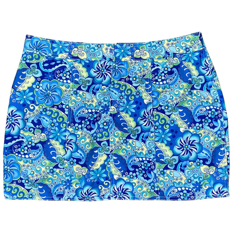 "Lucy in the Sky" Hipster Board Skirt (Blue OR Black)