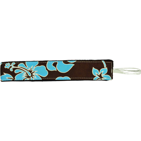 "Pure Hibiscus" Head Band (Brown + Blue)