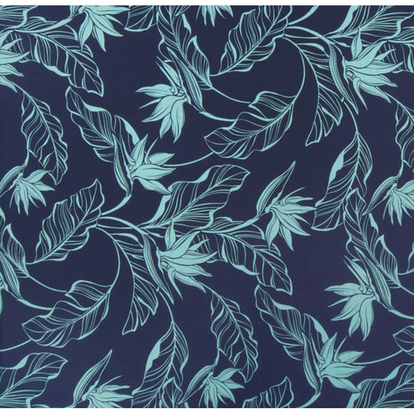 "Blue Hawaii" (Blue) Build-Your-Own 100% Cotton Women's NON- Elastic Swim (Board) Shorts - Board Shorts World