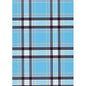 "Casual Friday" Plaid (Blue) Double Cargo Pocket Board Shorts (Select Custom Outseam 17" - 30") - Board Shorts World