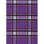 "Casual Friday" Plaid Mens Board Shorts - 19.5" Outseam / 7" Inseam (Purple)