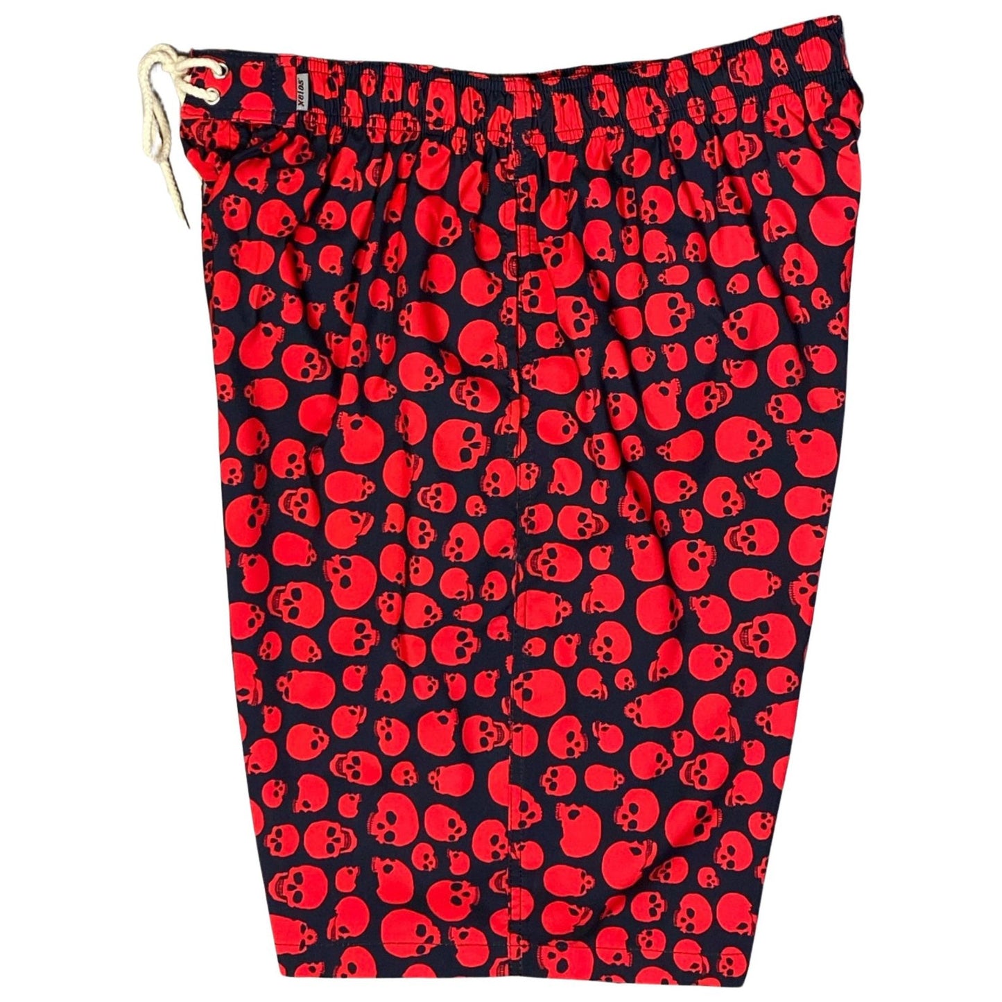 "Live to Ride" Skulls Board Skirt (Black+Red) CUSTOM