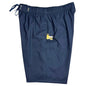 !Solid Navy | M's ELASTIC Waist Board Shorts | Mid Length